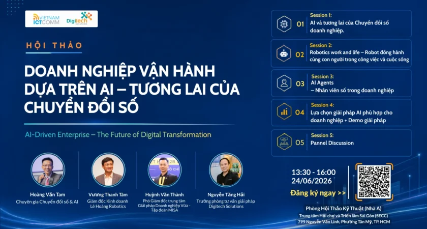 [ICTCOM 2026] Doanh nghiệp vận hành dựa trên AI – Tương lai của Chuyển đổi số