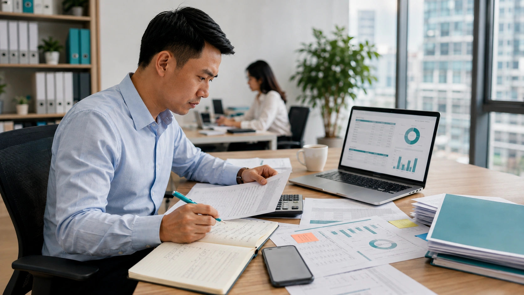 Nhân sự SME tổng hợp báo cáo thủ công từ nhiều nguồn dữ liệu khác nhau